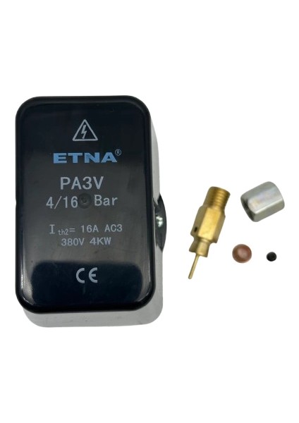 Etna Basınç Şalteri PA-3V 4bar - 16BAR 380V 1/2