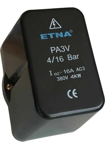 Etna Basınç Şalteri PA-3V 4bar - 16BAR 380V 1/2 fiyatları