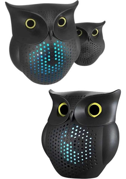 Bluetooth Hoparlör Tws Kablosuz Rgb Işıklı Dekoratif Taşınabilir Baykuş indirimleri