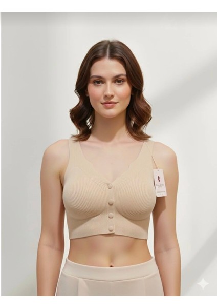 Umt Lazer Kesim Dikişsiz Sütyen – Balensiz & Düğmeli – Çıkarılabilir Kap