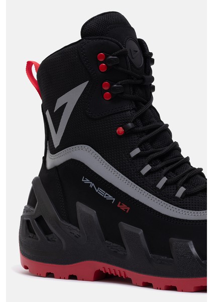 998 V-Clutch Pro Next Nubuk Kadın Bot Siyah/kırmızı