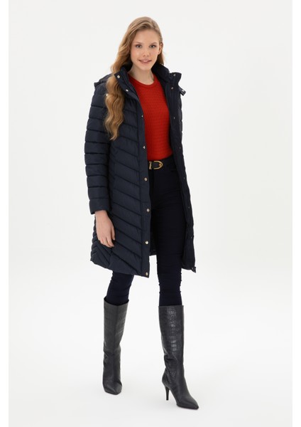 Kadın Lacivert Kaban 50312015-VR033 fırsatları