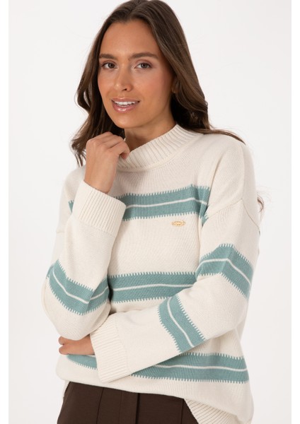 Kadın Krem Kazak /triko 50314666-VR071 fiyatları