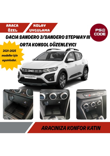 Dacia Sandero 3/sandero Stepway Iıı Orta Konsol Düzenleyici