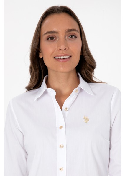 Kadın Beyaz Gömlek Basic 50308024-VR013 fiyatları
