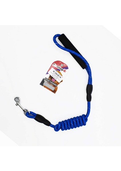 Techmrt Eurodog Köpek Uzatma Reflektörlü 8MMX120CM Mavi
