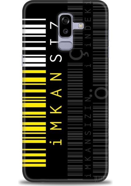 Samsung Galaxy J8 Hd Baskılı Kılıf + Seramik Tam Kaplayan Ekran Koruyucu 400