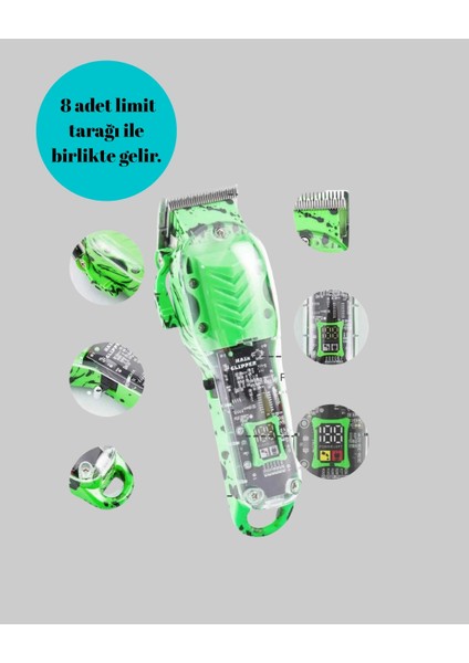 LED Ekranlı Profesyonel Erkek Tıraş Makinesi modelleri