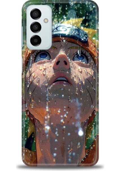 Samsung Galaxy M13 Hd Baskılı Kılıf + Seramik Tam Kaplayan Ekran Koruyucu 258