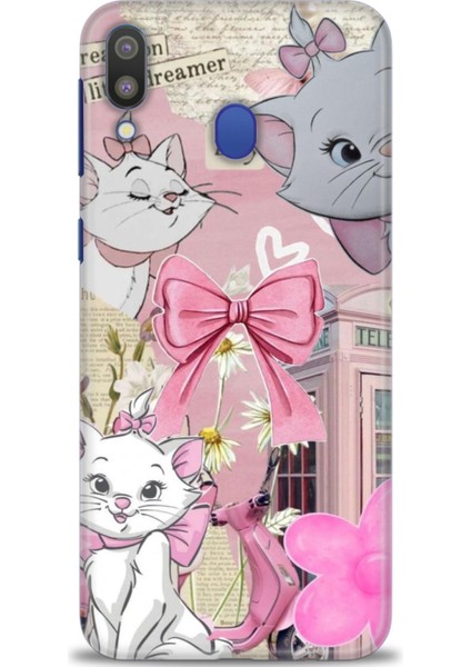 Samsung Galaxy M20 Hd Baskılı Kılıf + Seramik Tam Kaplayan Ekran Koruyucu 213