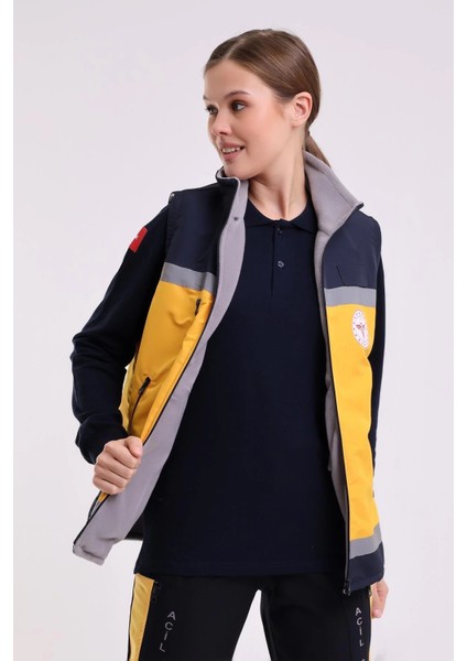 112 Unisex Kışlık Yelek - Sarı modelleri