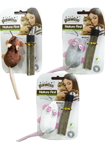 Techmrt Pawise Kedi Oyuncağı Catnipli Fare