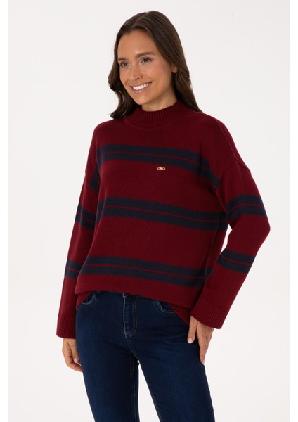 Kadın Bordo Kazak /triko 50314666-VR014 modelleri