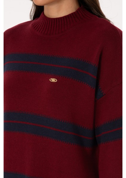 Kadın Bordo Kazak /triko 50314666-VR014