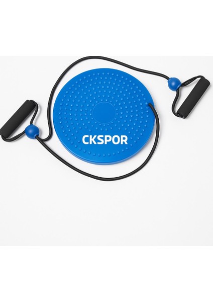 Bel Inceltici Egzersiz Lastikli Twister Disk Ipli Fitness Spor Aleti CKS174