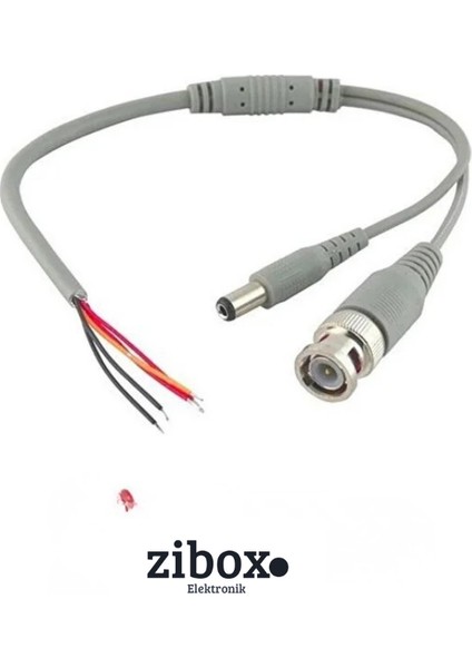 10 Adet Bnc Dc Jack 30CM Kablolu - Güvenlik Kamerası Sistemleri modelleri