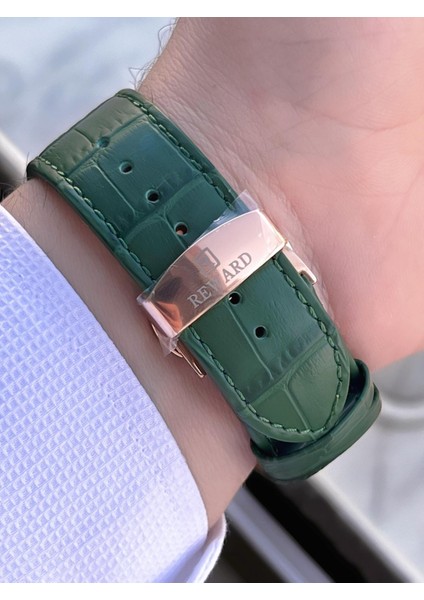 Otomatik Deri Kordon 5 Atm Suya Dayanıklı Erkek Kol Saati VS.BLKT.0636 indirimleri