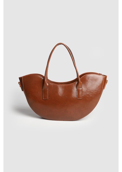 Lagraccio Paris Kadın Giglo Parlak Deri El ve Çapraz Çanta Taba