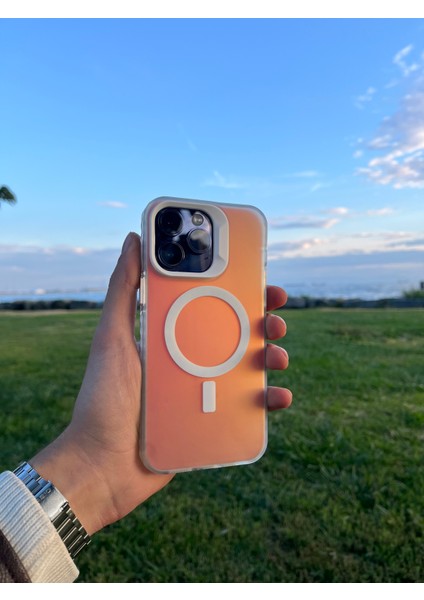 Iphone 14 Pro Max Uyumlu Hologram Magsafe Kılıf