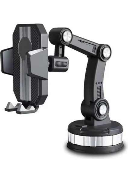 Privity Serisi Teleskobik Araç Içi Telefon Tutucu Vantuzlu 360 Derece Telefon Tutucu Zp-X