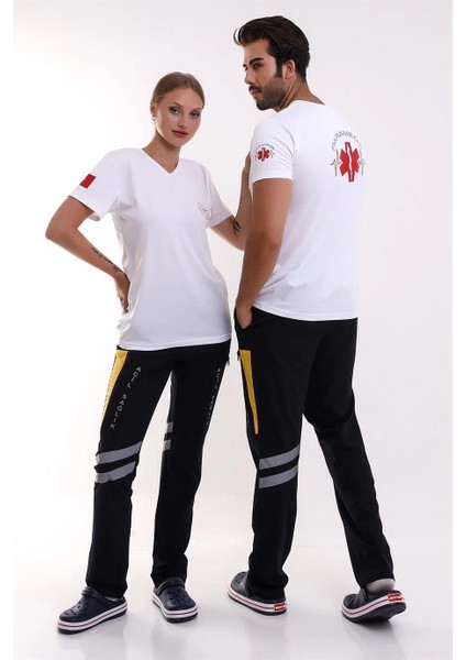 Paramedik Dry Touch Unisex Kısa Kol Tshirt - Beyaz fiyatları