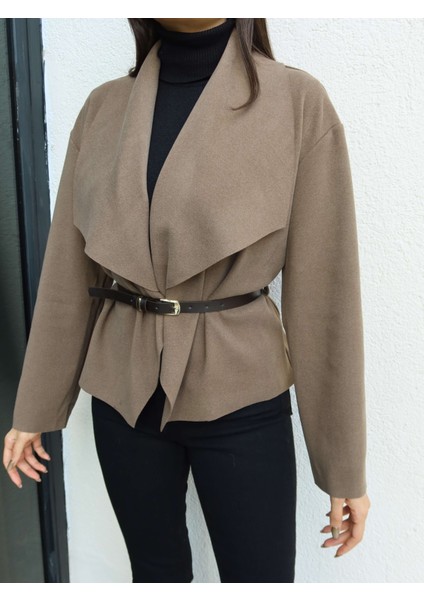 Kaşmir Şal Yaka Kemerli Ceket modelleri