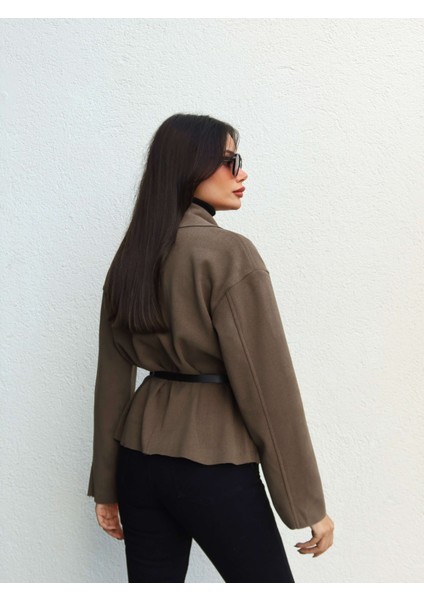 Kaşmir Şal Yaka Kemerli Ceket indirimleri