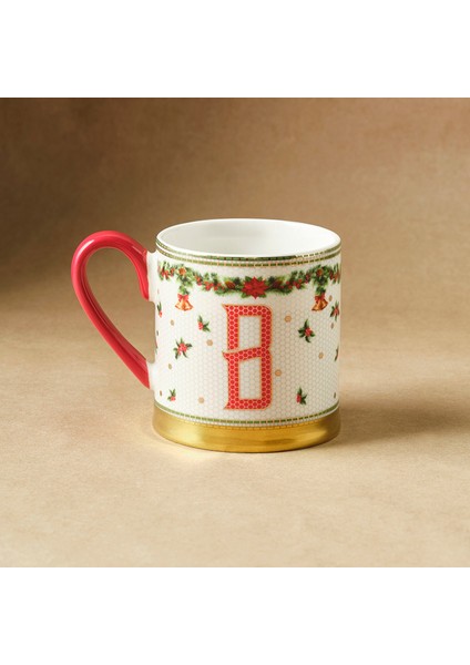 New Year Yılbaşı Petek B Harfli Kupa 330 ml