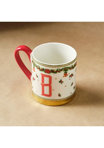 New Year Yılbaşı Petek B Harfli Kupa 330 ml fiyatları