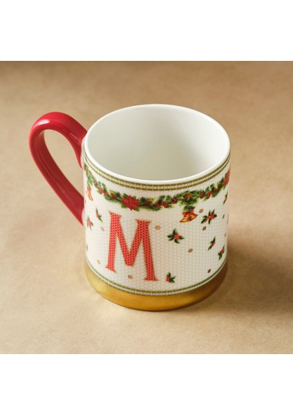 New Year Yılbaşı Petek M Harfli Kupa 330 ml fiyatları