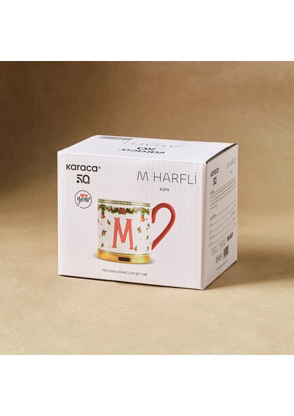 New Year Yılbaşı Petek M Harfli Kupa 330 ml modelleri