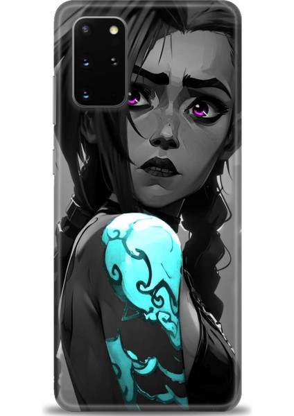 Samsung Galaxy S20 Plus Hd Baskılı Kılıf + Seramik Tam Kaplayan Ekran Koruyucu 279