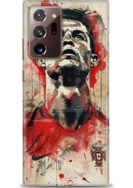 Samsung Galaxy Note 20 Hd Baskılı Kılıf + Seramik Tam Kaplayan Ekran Koruyucu 5