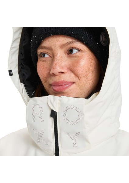 Free Jet Block Kadın Siyah Snowboard Ceketi modelleri