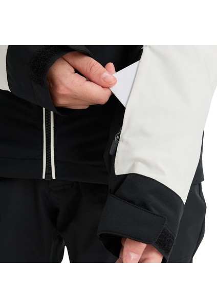 Free Jet Block Kadın Siyah Snowboard Ceketi