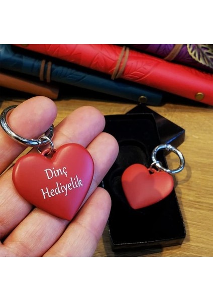 Metal Kırmızı Kalp Anahtarlık fiyatları