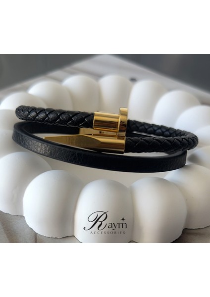 Çivi Model Erkek Çelik Bileklik modelleri