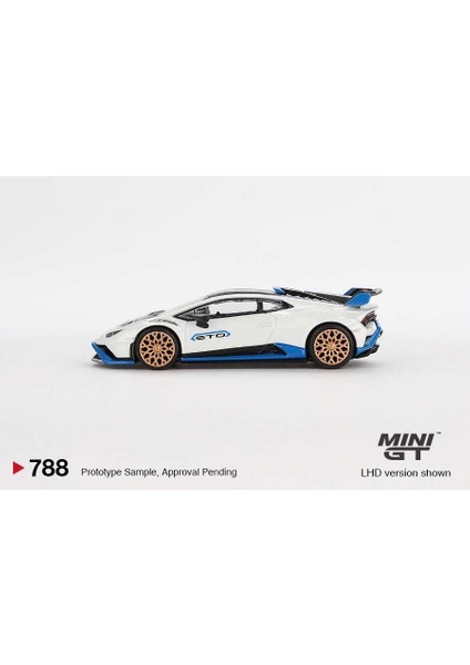 Mını Gt 1:64 Lamborghini Huracán Sto Bianco Asopo Diecast Model Araba MGT00788 fiyatları