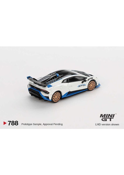 Mını Gt 1:64 Lamborghini Huracán Sto Bianco Asopo Diecast Model Araba MGT00788 modelleri
