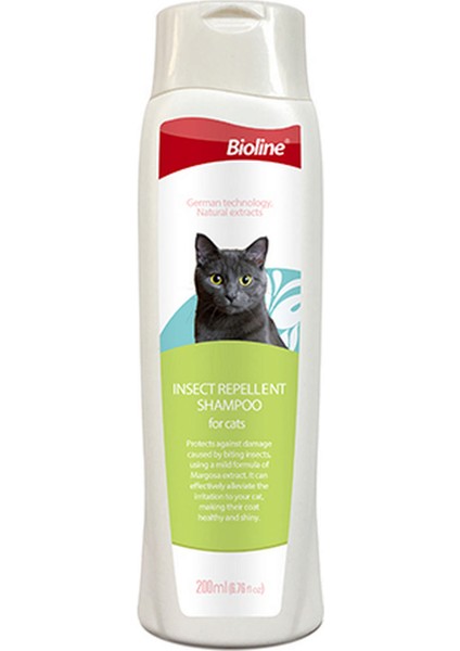 Techmrt Bioline Kedi Arındırıcı Şampuan 200 ml