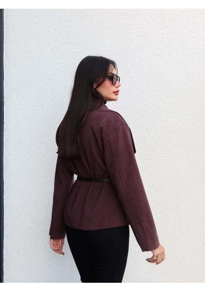 Kaşmir Şal Yaka Kemerli Ceket indirimleri