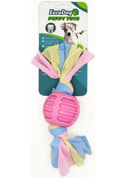 Techmrt Eurodog Puppy Toys Pembe Ufak Top Diş Kaşıma Oy.