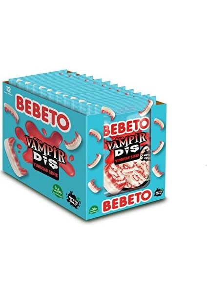 Dracula Vampir Diş 80 Gr. Jelly | 12'li Paket