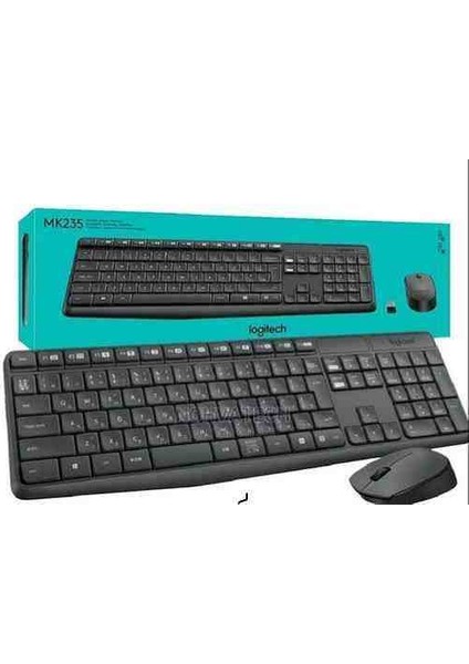 Logitech MK235 Ingilizce Kablosuz Klavye Mouse Set