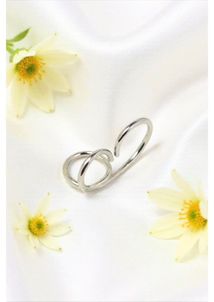 Gümüş Renkli Çelik Ayarlanabilir Yüzük fiyatları