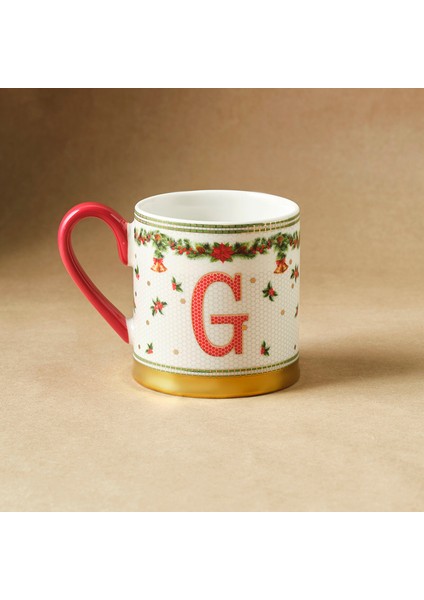 New Year Yılbaşı Petek G Harfli Kupa 330 ml