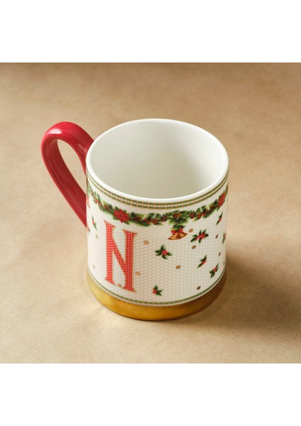 New Year Yılbaşı Petek N Harfli Kupa 330 ml fiyatları