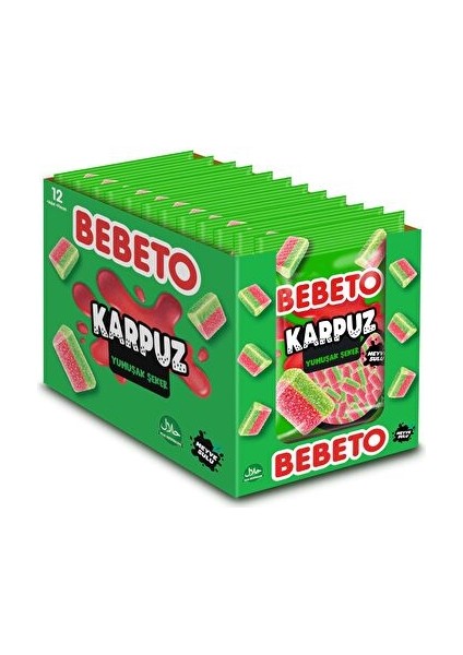 Karpuz 80 Gr. Jelly | 12'li Paket
