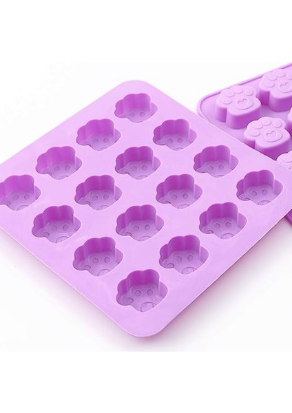 Kedi Pati Silikon Kalıp 1 Adet 16_LI Random Renk fiyatları