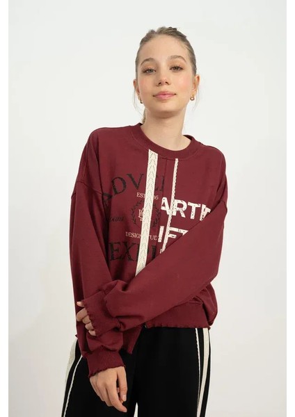 Kız Çocuk 7860 Önü Eksraforlu 2 Iplik Sweat fiyatları